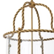 Suspension 24 - Preston - Vintage-inspired pendant with iron accents - Pacific Compagnie.