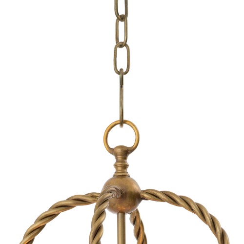 Suspension 24 - Preston - Modern pendant lighting with mixed metal materials - Pacific Compagnie.