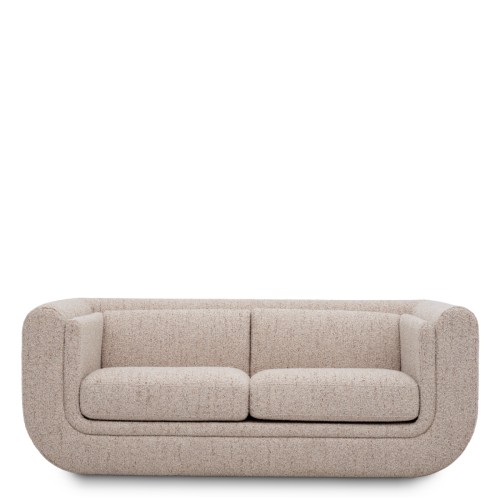 Canapé 24 - Barrow - High-quality sofa in beige and black, featuring birch wood and fabric materials - Pacific Compagnie.