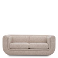 Canapé 24 - Barrow - High-quality sofa in beige and black, featuring birch wood and fabric materials - Pacific Compagnie.