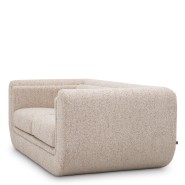 Canapé 24 - Barrow - Stylish beige and black sofa, featuring a sturdy birch wood frame and fabric upholstery - Pacific Compagnie