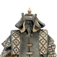 Sculpture PC - Samouraï Marron | Handcrafted brown samurai statue with intricate design - Pacific Compagnie.