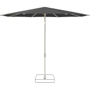 Parasol 86 - Piana - Large silk grey aluminum sunshade Parasol 86-Piana - Pacific Compagnie.
