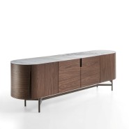Buffet 163 - Tylsa - Vue globale du buffet 163-Tylsa de la marque Porada avec ses dimensions - Pacific Compagnie.