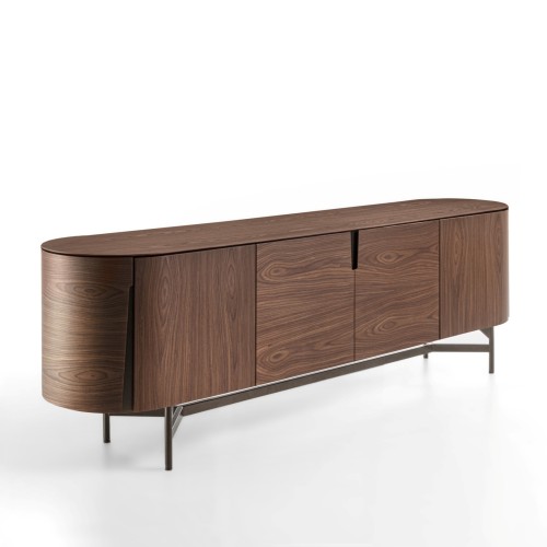 Buffet 163 - Tylsa - Buffet en bois et marbre de la marque Porada avec un design élégant - Pacific Compagnie.
