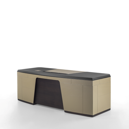 Bureau 163 - Flavio - Modèle de bureau en bois massif Porada - Pacific Compagnie.