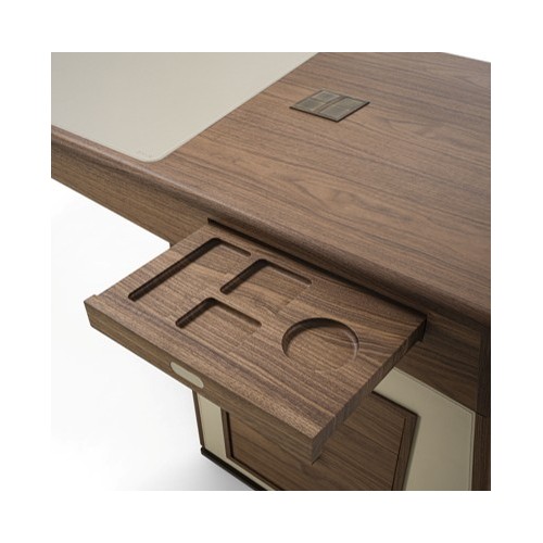 Bureau 163 - Midì - Bureau moderne en bois et métal avec design épuré et fonctionnel - Pacific Compagnie.