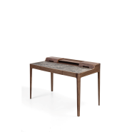 Bureau 163 - Saffo - Bureau en bois aux dimensions généreuses et au style intemporel - Pacific Compagnie.
