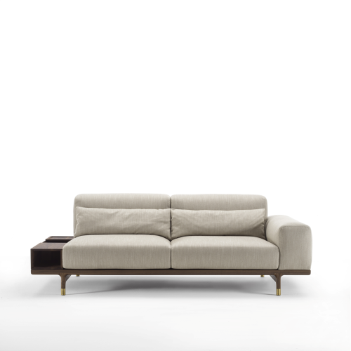 Canapé 163 - Argo - Canapé en bois et métal de style moderne - Pacific Compagnie.