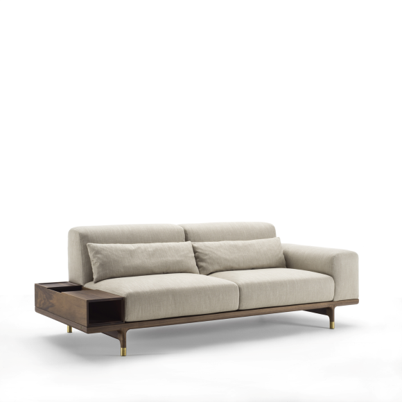 Canapé 163 - Argo - Canapé avec marbre et métal, design luxueux - Pacific Compagnie.