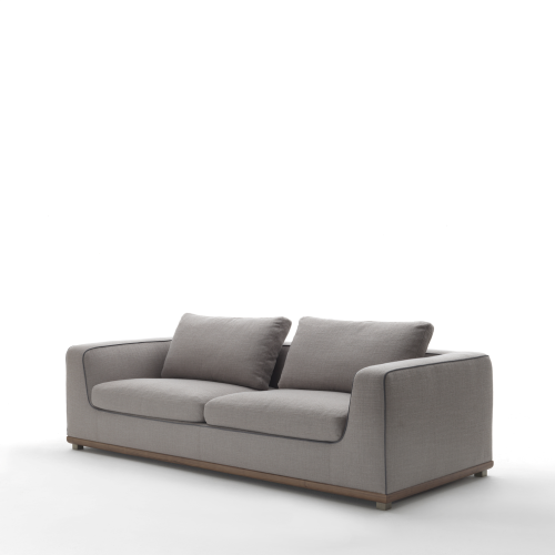 Canapé 163 - Kirk - Modern metal and wood Canapé 163-Kirk sofa - Pacific Compagnie.