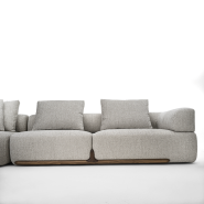 Canapé 163 - Klem - Wooden framed sofa with dimensions 308x93 cm depth and height - Pacific Compagnie.