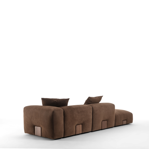 Canapé 163 - Koji - Luxury wood-framed sofa for living room - Pacific Compagnie.