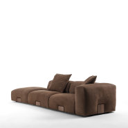 Canapé 163 - Koji - Canapé en bois avec matière première en bois, type canapé - Pacific Compagnie.