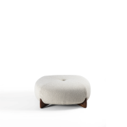 Pouf 163 - Softbay - Canapé pouf en bois, modèle Softbay, couleur bois naturel - Pacific Compagnie.