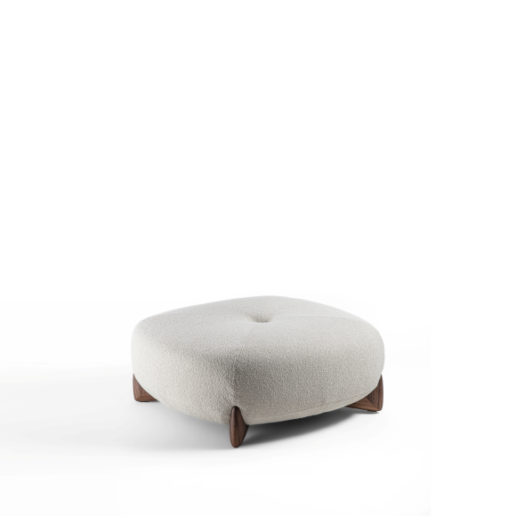 Pouf 163 - Softbay - Meuble de décor en bois, pouf Softbay, marque Porada, haute qualité - Pacific Compagnie.