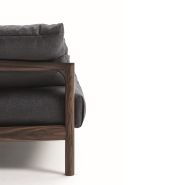 Canapé 163 - Vera - Spacious wooden sofa with classic design - Pacific Compagnie.