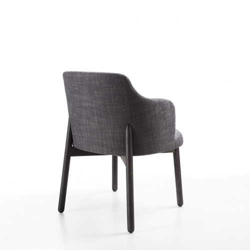 Chaise 163 - Abby - Chaise en bois massif avec pieds stable - Pacific Compagnie.
