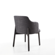 Chaise 163 - Abby - Chaise en bois massif avec pieds stable - Pacific Compagnie.