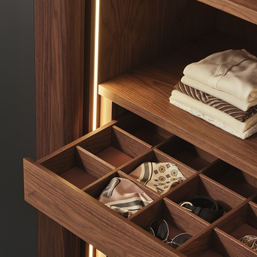 Armoire 163 - Gladko - Modern wood armoire for storage - Pacific Compagnie.