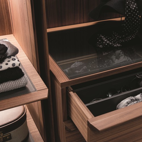 Armoire 163 - My Suite - Meuble d'armoire en bois pour chambre, design italien - Pacific Compagnie.
