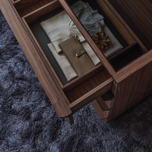 Armoire 163 - My Suite/ My closet island - Armoire avec portes en verre, matériau bois, couleur bois et verre - Pacific Compagni