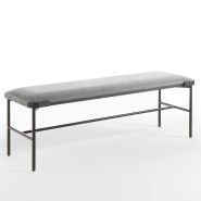 Banc 163 - Astol - Banc en bois et métal de la marque Porada - Pacific Compagnie.