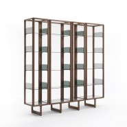 Bibliothèque 163 - Myria | Bibliothèque de luxe en bois, design italien - Pacific Compagnie.