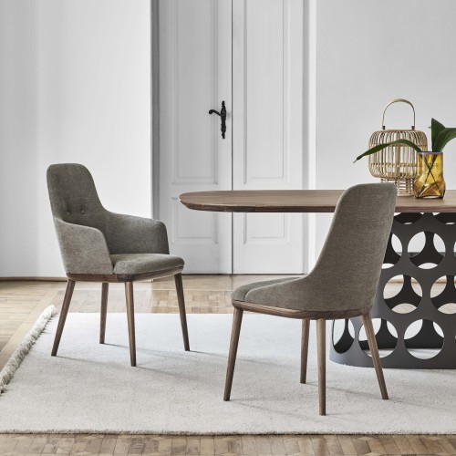 Chaise 163 - Connie - Chaise en bois avec design élégant - Pacific Compagnie.