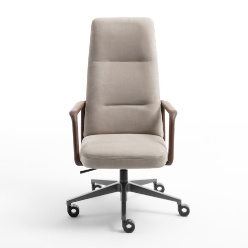 Fauteuil 163 - Cuna - Wooden armchair with metal accents - Pacific Compagnie.