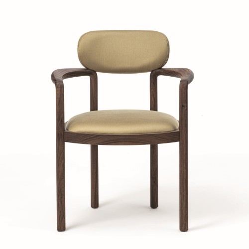 Chaise 163 - Dione - Luxurious solid wood chair for sophisticated interiors - Pacific Compagnie.