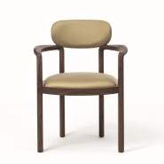 Chaise 163 - Dione - Luxurious solid wood chair for sophisticated interiors - Pacific Compagnie.