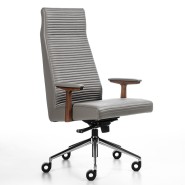 Chaise 163 - Elis - Chaise en bois massif et métal pour décoration intérieure - Pacific Compagnie.