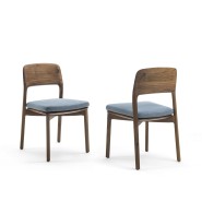 Chaise 163 - Emma - Wooden chair with Emma design - Pacific Compagnie.