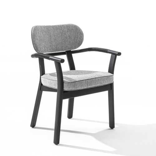 Chaise 163 - Evelin - Modern wooden chair with natural finish - Pacific Compagnie.