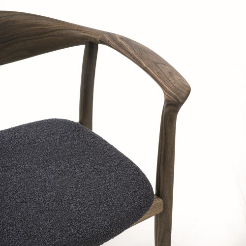 Chaise 163 - Frida - Chaise en bois de style moderne, idéale pour un intérieur chic - Pacific Compagnie.