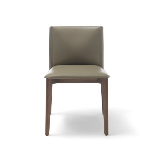 Chaise 163 - Ionis - Wooden chair with Ionis design, modern seating - Pacific Compagnie.