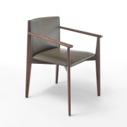 Chaise 163 - Ionis - Wooden chair with Ionis design - Pacific Compagnie.