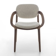 Chaise 163 - Molly - Chaise en bois pour salle à manger - Pacific Compagnie.