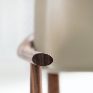 Chaise 163 - Nissa - Wooden chair with sleek design - Pacific Compagnie.