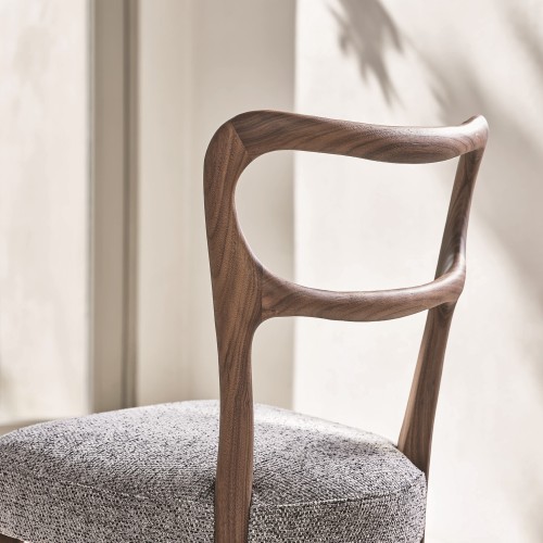 Chaise 163 - Noemi - Wooden chair with elegant design - Pacific Compagnie.