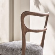 Chaise 163 - Noemi - Wooden chair with elegant design - Pacific Compagnie.