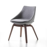 Chaise 163 - Penelope - Handcrafted wood chair with modern style - Pacific Compagnie.