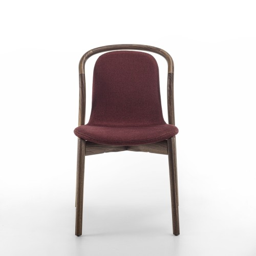 Chaise 163 - Petra - Chaise en bois de couleur bois avec matière en bois - Pacific Compagnie.