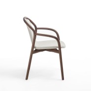 Chaise 163 - Petra - Fauteuil en bois, référence Chaise 163-Petra, design italien - Pacific Compagnie.