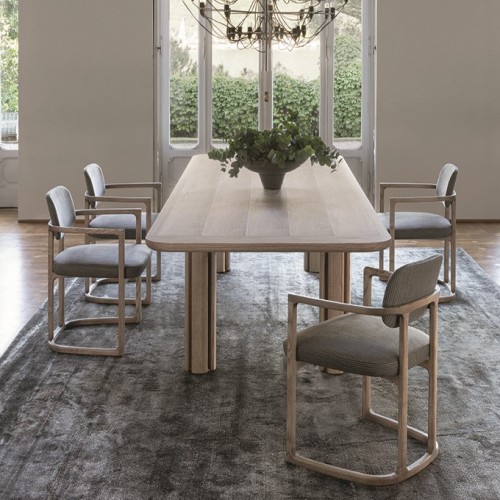 Chaise 163 - Serena - Wooden chair with sleek design - Pacific Compagnie.