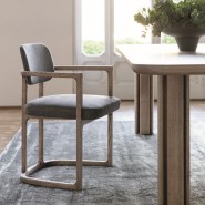 Chaise 163 - Serena - Fauteuil en bois pour salle à manger - Pacific Compagnie.