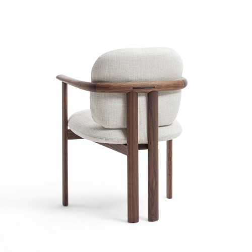 Chaise 163 - Teti - Handcrafted wooden chair with natural finish - Pacific Compagnie.