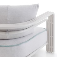 Canapé 150 - Capri - Luxury outdoor sofa in Outdoor Sand Metal finish - Pacific Compagnie.