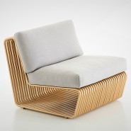 Canapé 150 - Infinity - Canapé de luxe en or émaillé pour extérieur - Pacific Compagnie.